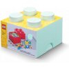 LEGO® Úložný box 25 x 25,2 x 18,1 cm aqua