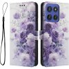 PROTEMIO 111679 ART Peňaženkový kryt pre Motorola Edge 60 / Edge 60 Fusion PURPLE ROSE