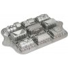 Forma na bábovku Vláčik, 9 ks, strieborná 1,2 l, NORDIC WARE 59048