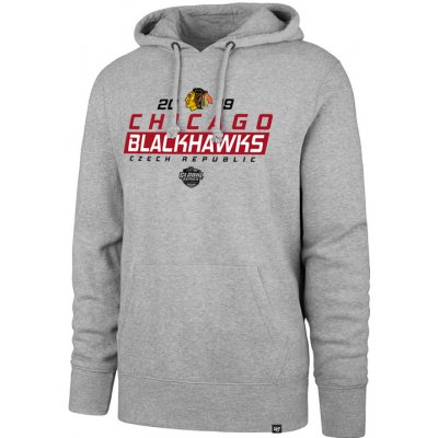 47 Brand Headline Hood NHL Chicago Blackhawks šedá GS19