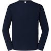 Fruit of the Loom Tričko Iconic 195 LSL, dlouhý rukáv, pánské COT161360a3603-deep navy L Navy deep