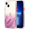 AppleKing mramorovaný kryt odolný proti poškrabaniu pre iPhone 14 - fialový - možnosť vrátiť tovar ZADARMO do 30tich dní