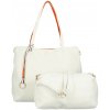 Dámska moderná kabelka cez rameno biela - Firenze Prestige 2v1 biela