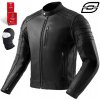 Kožená motocyklová bunda Ozone Colt čierna 6XL