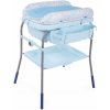 CHICCO Stolík prebaľovací s vaničkou Cuddle & Bubble Grey Melange