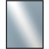 DANTIK - Zrkadlo v rámu, rozmer s rámom 70x90 cm z lišty KASETTE čierna (2759)