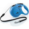 Flexi New Classic lanko modré M 8 m do 20 kg