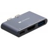 Canyon DS-1 Thunderbolt 3 Docking Station, 3 porty, 1xThunderbolt3+1xUSB3.0+1xHDM CNS-TDS01DG - Thunderbolt redukcia