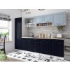 Kuchynská linka BIRGID 300cm - Denim + marine blue