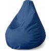 Sablio Sedací vak Pear Modrá 2 - 140 x 100 x 25 cm