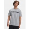 Under Armour Pánske tričko UA CAMO CHEST STRIPE SS-GRY Šedá XL