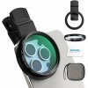 Apexel CPL polarizační filtr objektivu 52mm pro smartphone + klip / APL-52-CPL