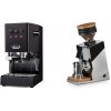 Gaggia New Classic EVO BC, black + Eureka Mignon Single Dose, Chrome & Oak