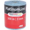 Vodivé lanko Platinum 300 m, bielo/modré,3mm,10 vodičov na elektrický ohradník