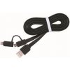 Gembird CC-USB2-AMLM2-1M USB Lightning 8-pin/Micro USB, 1m, černý