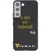 Picasee silikónový čierny obal pre Samsung Galaxy S22 5G - Kazma - TOHLE JE ŽIVOT A NIC VÍC NEBUDE
