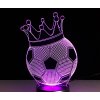 Beling 3D lampa, Kráľovská lopta, 7 farebná S336
