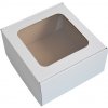 Krabica s okienkom 22x22x11cm 25ks Biela