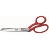 Nožnice rovné-celokovové (červené); Kretzer Solingen ECO; mikrozúbky