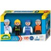 Lena Sada figurek Truxx 4ks plast 8cm modrá sada v krabičce 18x10x5cm
