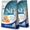 Farmina N&D dog OCEAN PUMPKIN (GF) puppy medium & maxi, cod & cantaloupe melon 2 x 12 kg