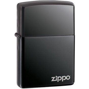 Zippo černý Ice W Logo 25080