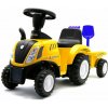 BABY MIX New Holland – traktor s vlečkou a náradím žlté 8596164088494