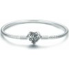 Strieborný Náramok S925 Srdce Strom Života 20 cm