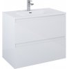 Lotosan LN9088 AKRA skrinka pod umývadlo / dosku 80 cm 80 x 63,5 x 45,8 cm biela lesklá