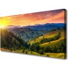 Obraz Canvas Krajina lúka západ 100x50 cm