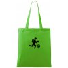 Orientačný beh muž-žena - Taška bavlnená - 42 x 38 cm ( Apple Green )