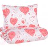 TipTrade Bavlnené obliečky 140x200 + 70x90 cm - Pink Love