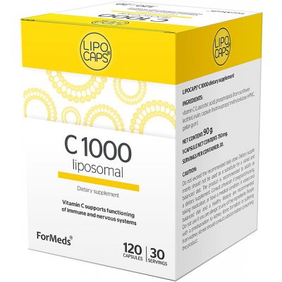 ForMeds Lipozomálny vitamín C 120 veg. kapsúl 30 dávok od 22,63 € -  Heureka.sk