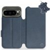 Mobiwear Flip kožené knížkové pro Google Pixel 9 Pro Modré