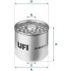 Palivový filter UFI 24.360.00