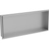 Mexen X-Wall-NR, polička na zapustenie pod obklad bez goliera 75 x 30 cm, oceľová, 1911753010