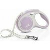 Vodítko FLEXI Comfort S opasok 5m/15kg ružová NEW
