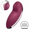 Satisfyer Tap & Climax 2 (Red), tepajúci vibrátor na klitoris