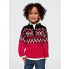 GAP Baby sveter Fair Isle Červená 2YRS Červená Červená
