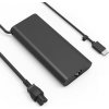5V / 9V / 15V / 20V USB typu C oválny typ 90W nabíjačky pre notebooky, náhradný sieťový adaptér, čierny