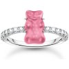 Thomas Sabo TR2459-052-9-52 Silver Ring with pink Gold Bears and Zirconia