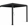 Gutroof PREMIUM WALL hliníková pergola 3 x 3 m, antracit