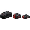 BOSCH Professional 2× akumulátor GBA ProCORE 18 V, 4 a 5,5 Ah + nabíjačka GAL 1880 CV 1.600. A02.14A 1.600.A02.14A