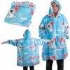 Teplá oversize mikina Koala XXL 2v1 – mäkká deka s kapucňou (Pohodlie, teplo a mäkkosť v jednom)