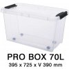 PEKDA Box úložný priehľadný 70l Pro Box 69314