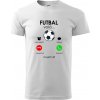 Futbal volá - Klasické pánske tričko vyššej gramáže - 4XL ( Biela )