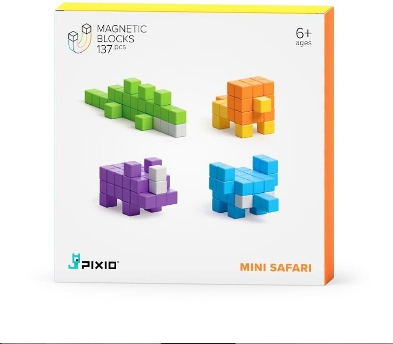 Pixio Magnetická stavebnica Mini Safari