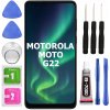LCD DISPLEJ PRE MOTOROLA MOTO G22 S RÁMOM / OPRAVNÁ SADA / NÁVOD