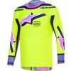 ALPINESTARS dres SUPERTECH VISTA žltá fluo/fialová/čierna 2026 - S