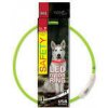 Obojek DOG FANTASY LED nylonový zelený M/L